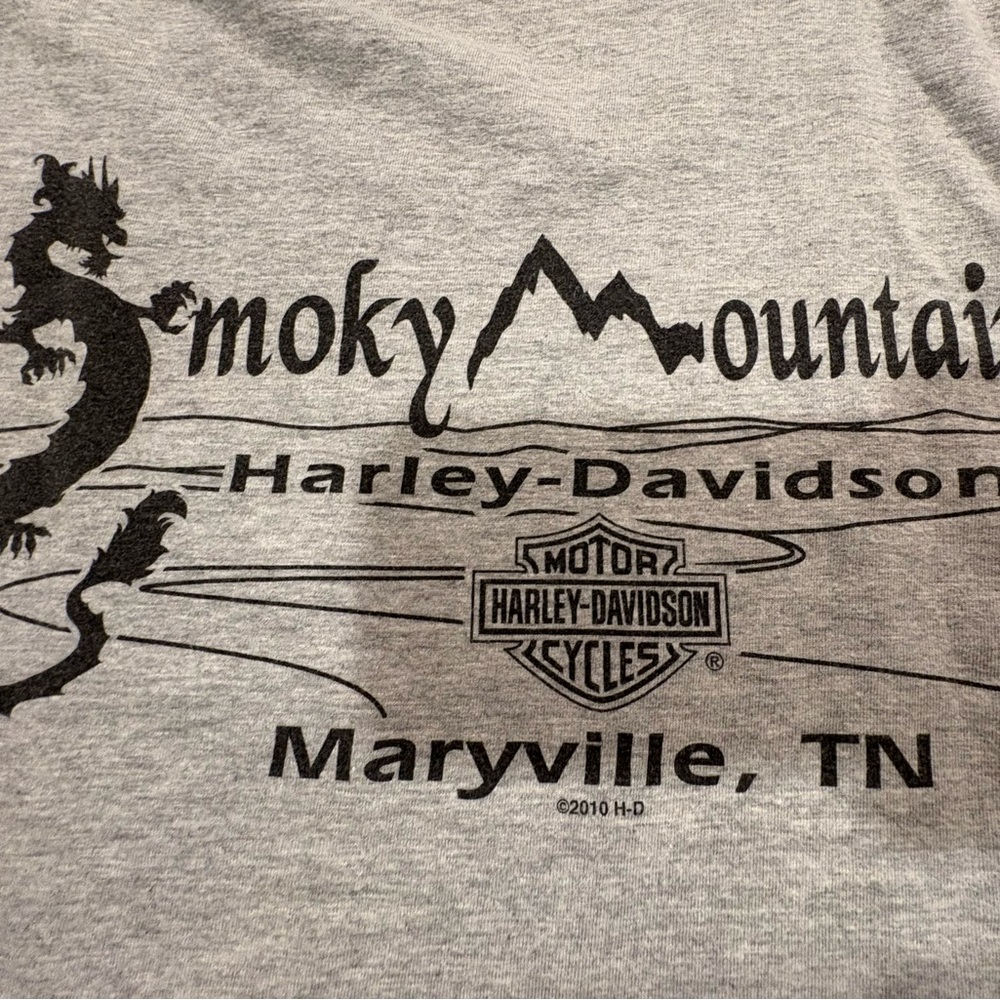 Harley-Davidson Legendary Eagle Gray Short Sleeve Tee XXL - Picture 7 of 7